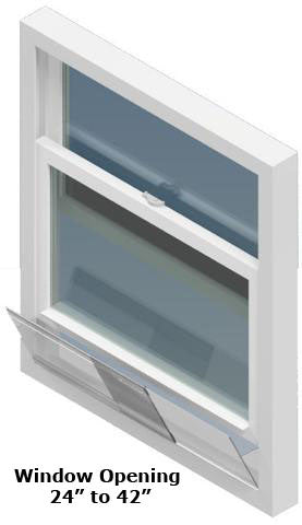House window rain guard by Invisible Awning.  Keep rain out while allowing fresh air in.